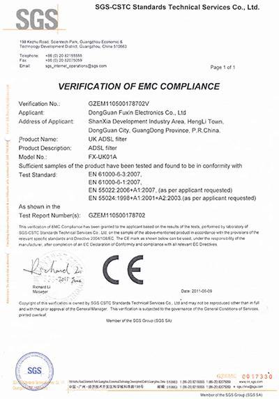 CE Certificate