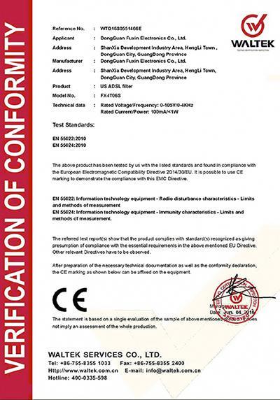 CE Certificate